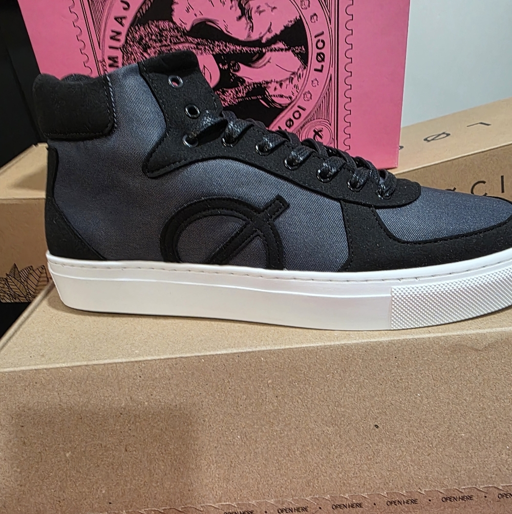 LOCI Eleven Vegan Sneakers Gray/Black/Black LC-011-003 41
